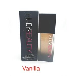 Huda Beauty FauxFilter Matte Foundation Vanilla 120B NEW